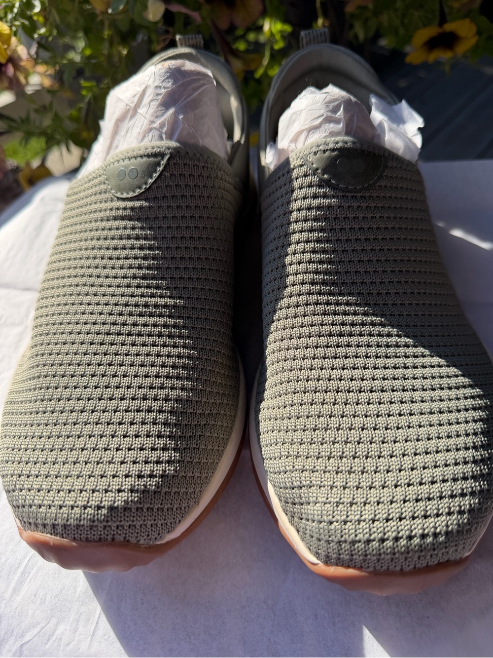 RYKA Slip-On Knit Loafers in Olive - Casual Comfort NIB